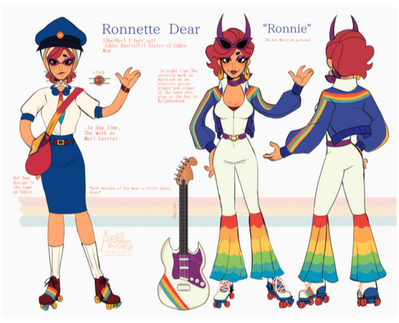 Ronnette Dear character sheet Ronnette Dear character sheet