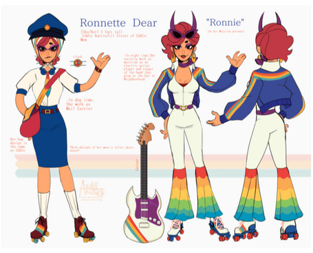 Ronnette Dear character sheet Ronnette Dear character sheet