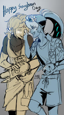 Crk and Sonkran celebration