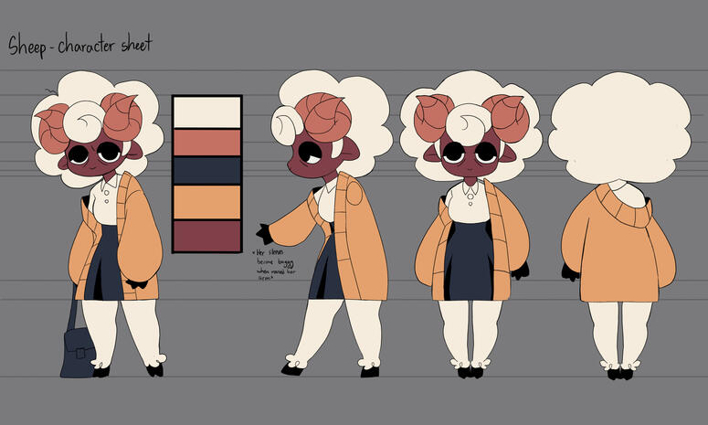 Sheet plan from Meant to be yours animatic